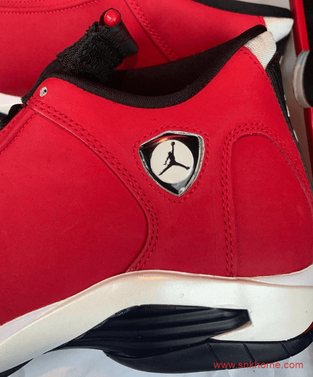 Air Jordan 14 “Gym Red”  AJ14白红公牛配色发售价格 货号:487471-006