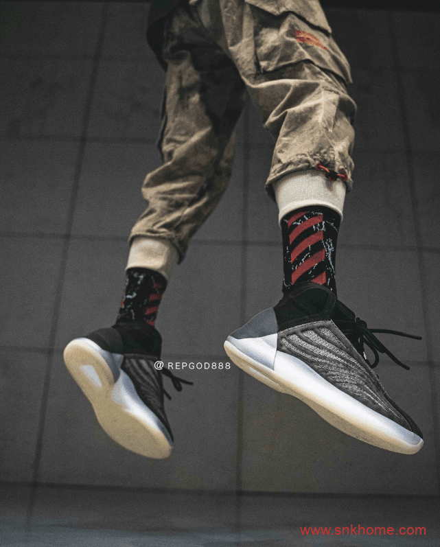 adidas Yeezy Quantum “Barium”  椰子黑白灰实战篮球鞋发售日期 货号：H68771