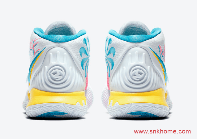 Nike Kyrie 6 “Neon Graffiti”  欧文六代南海岸色调涂鸦配色发售价格 货号:BQ4630-101