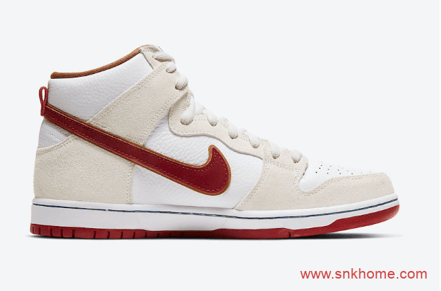 Nike SB Dunk High “Team Crimson”  耐克平民价Dunk SB板鞋预购 货号:CV9499-100