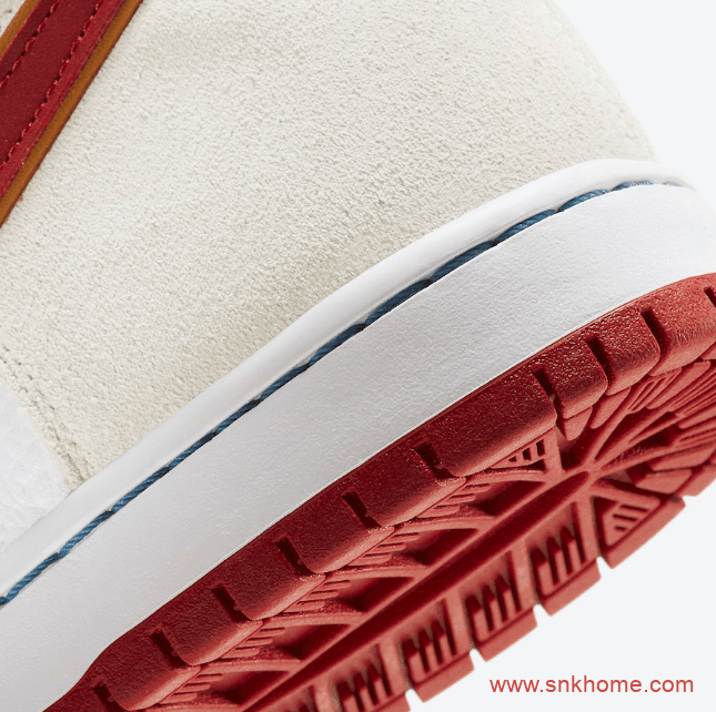Nike SB Dunk High “Team Crimson”  耐克平民价Dunk SB板鞋预购 货号:CV9499-100