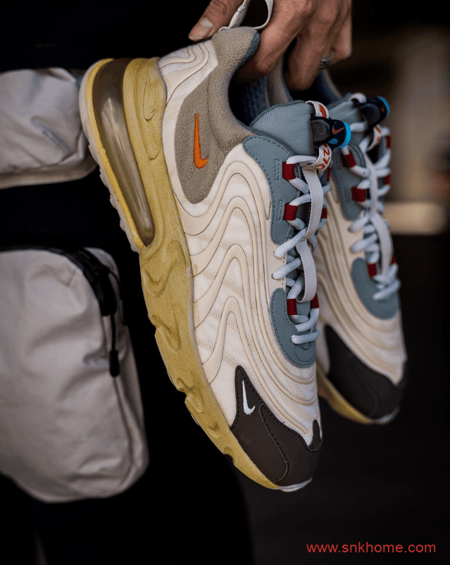 周杰伦同款耐克MAX270二代气垫TS联名款 周杰伦开启疯狂晒鞋模式