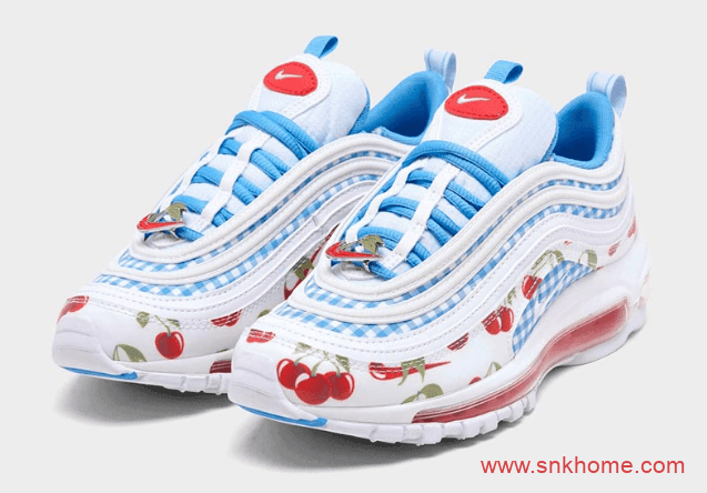 Nike Air Max 97 GS SE “Cherry”  耐克子弹樱花配色发售信息 货号:CW5806-100