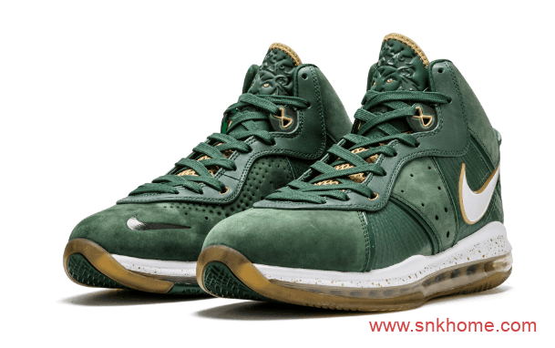 LeBron 8 SVSM 詹姆斯绿色篮球鞋 詹姆斯高中实战篮球鞋年底即将复刻