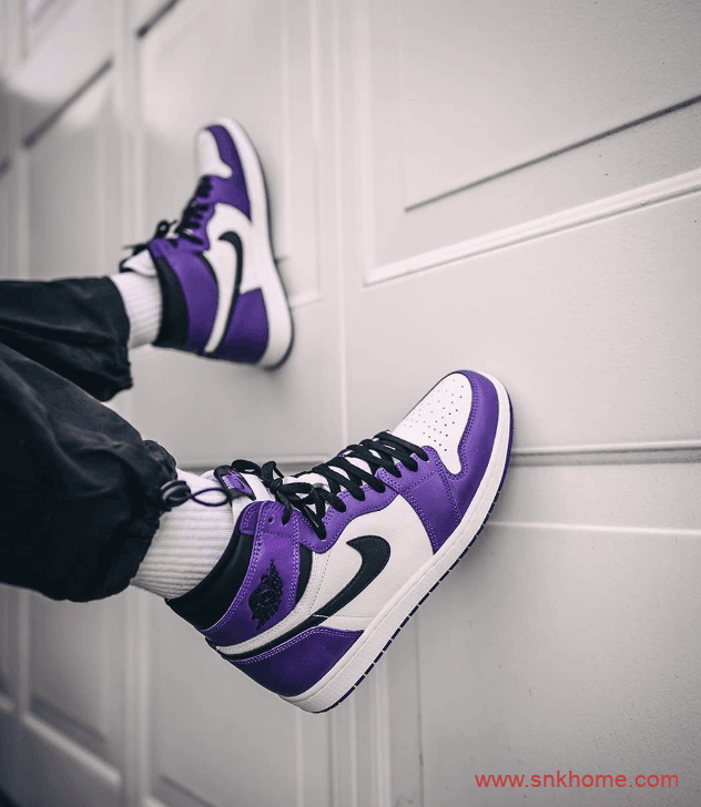 Air Jordan 1 “Court Purple”  AJ1紫加哥发售价格 货号:555088-500