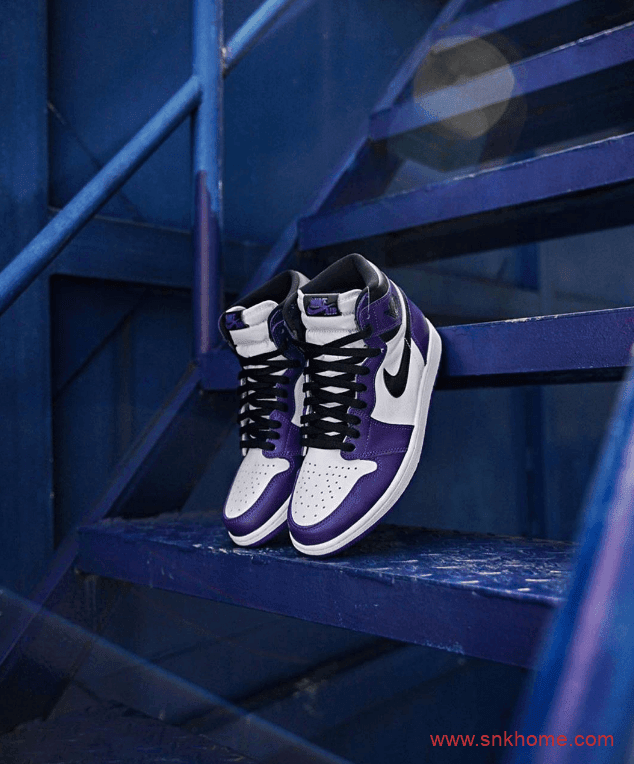 Air Jordan 1 “Court Purple”  AJ1紫加哥发售价格 货号:555088-500