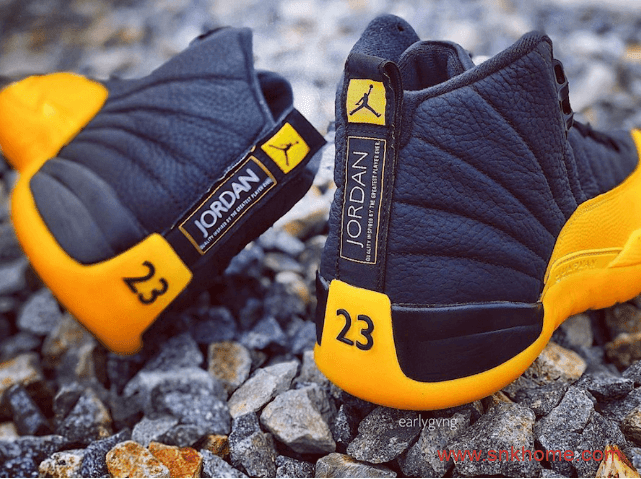 Air Jordan 12 “University Gold”  AJ12黑黄配色湖人客场配色发售日期 货号:130690-070