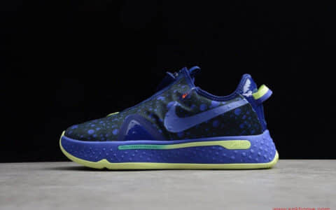 NIKE PG4 EP 保罗乔治四代篮球战靴 PG4深蓝黑色实战篮球鞋 货号:CD5086-50