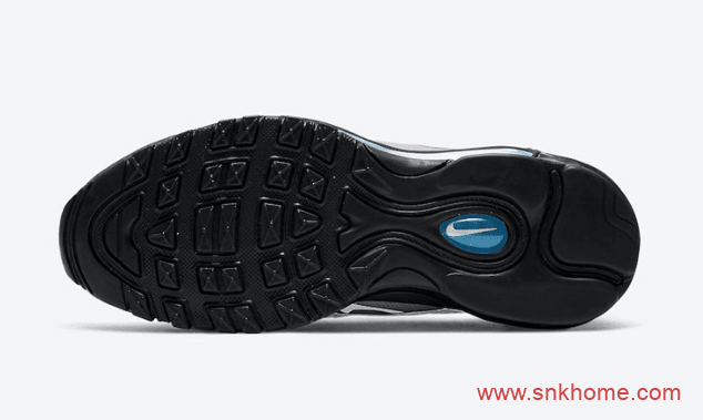 Nike Air Max 97 GS 耐克子弹气垫白黑蓝配色发售日期 货号:921522-106