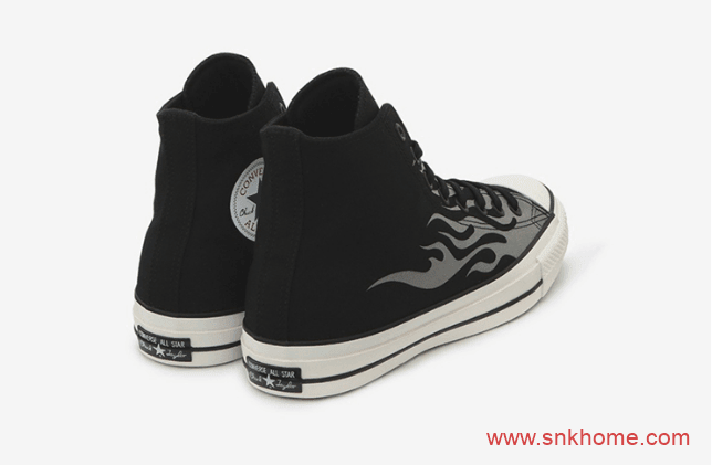 Converse All Star 100 新配色 匡威全明星黑色火焰帆布鞋官图释出 匡威新款