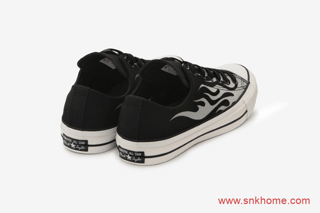 Converse All Star 100 新配色 匡威全明星黑色火焰帆布鞋官图释出 匡威新款