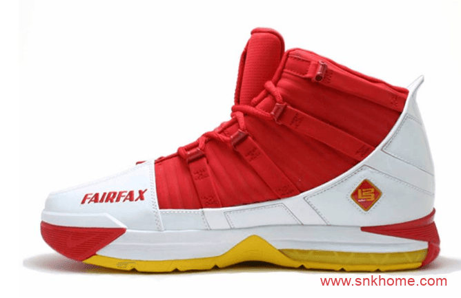 Nike LeBron 3 “Fairfax”  詹姆斯3代战靴PE版本白红配色发售日期 货号:DH3925-100