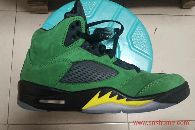 Air Jordan 5 SE “Oregon Ducks”  天价球鞋AJ5俄勒冈大学配色复刻 发售日期 货号:CK6631-307