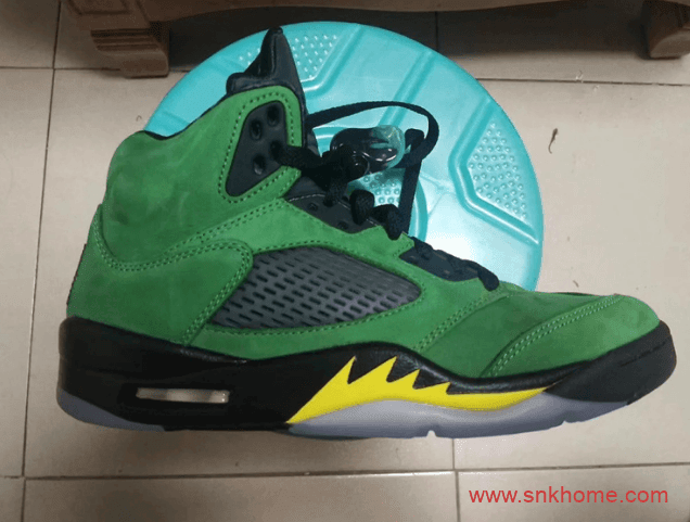Air Jordan 5 SE “Oregon Ducks”  天价球鞋AJ5俄勒冈大学配色复刻 发售日期 货号:CK6631-307