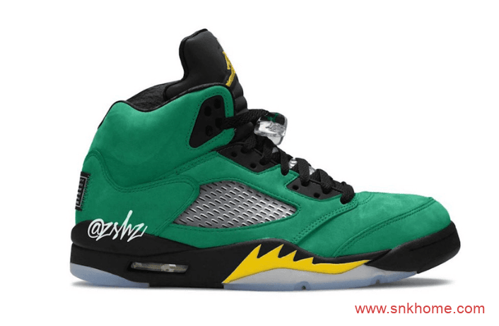 Air Jordan 5 SE “Oregon Ducks”  天价球鞋AJ5俄勒冈大学配色复刻 发售日期 货号:CK6631-307