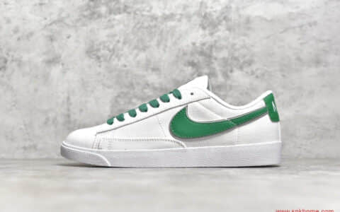 莆田公司级耐克 NIKE WMNS Blazer Low LX 耐克白绿色板鞋 货号:AV9371-619