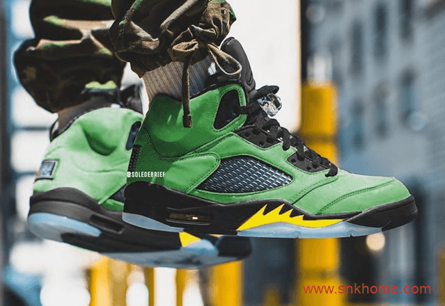 Air Jordan 5 SE “Oregon Ducks”  AJ5俄勒冈黑绿球鞋发售日期 货号:CK6631-307