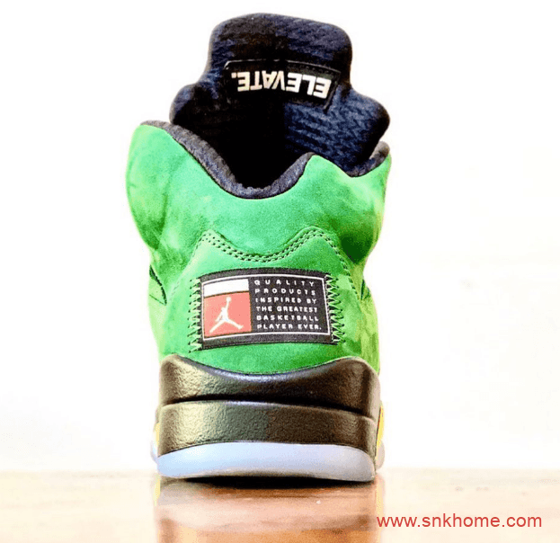 Air Jordan 5 SE “Oregon Ducks”  AJ5俄勒冈黑绿球鞋发售日期 货号:CK6631-307