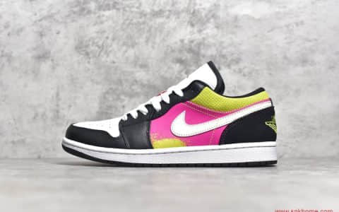 Air Jordan 1 低帮 纯原版本AJ1低帮白黑粉黄现货正品渠道