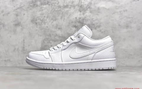 Air Jordan 1 低帮 OG纯原版本AJ1低帮纯白 货号：553558-112