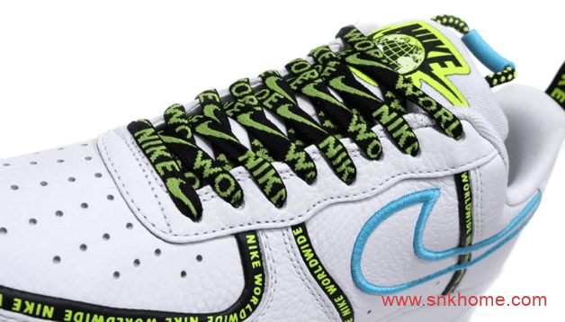 Nike Air Force 1'07 Low “World Wide”  耐克空军弹幕花纹荔枝皮发售价格 货号：CK7213-100