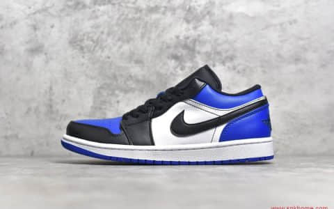 小红书爆款 OG纯原版本AJ1低帮黑蓝配色 Air Jordan 1 Low 货号：CQ9446-400