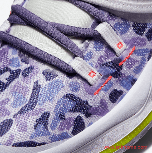 欧文战靴 Kyire 6 实战篮球鞋 欧文6代致敬姐姐紫迷彩配色发售日期