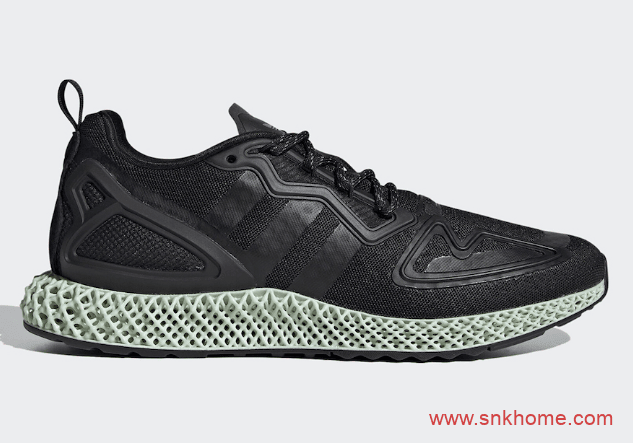 adidas ZX 2K 4D “Core Black”  阿迪达斯4D黑武士跑鞋发售日期 货号:FV9027