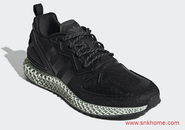 adidas ZX 2K 4D “Core Black”  阿迪达斯4D黑武士跑鞋发售日期 货号:FV9027