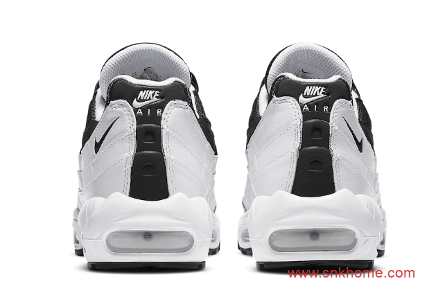 Nike Air Max 95 耐克MAX95黑白阴阳套装 耐克气垫可鸳鸯搭配 货号:CK6884-100/CK6884-001