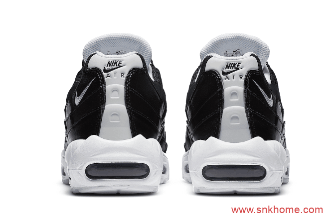 Nike Air Max 95 耐克MAX95黑白阴阳套装 耐克气垫可鸳鸯搭配 货号:CK6884-100/CK6884-001
