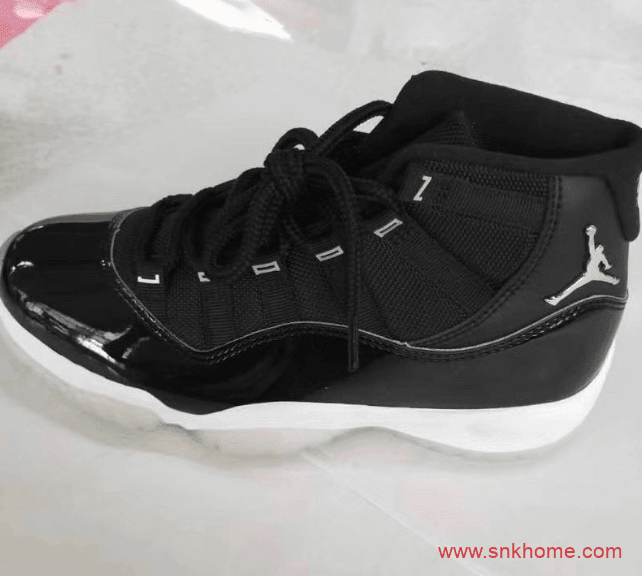 Air Jordan 11 “Silver Eyelets”  AJ11大魔王2.0实物图曝光 AJ11黑白大魔王发售日期 货号:CT8012-011
