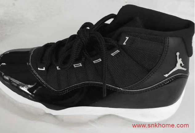 Air Jordan 11 “Silver Eyelets”  AJ11大魔王2.0实物图曝光 AJ11黑白大魔王发售日期 货号:CT8012-011