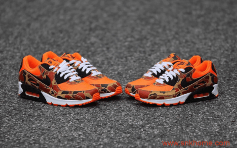 Air Max 90 “Orange Camo” 耐克MAX90暴力橙迷彩配色太好看 发售日期 货号：CW4039-800