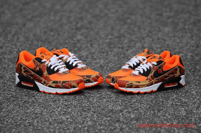 Air Max 90 “Orange Camo” 耐克MAX90暴力橙迷彩配色太好看 发售日期 货号:CW4039-800