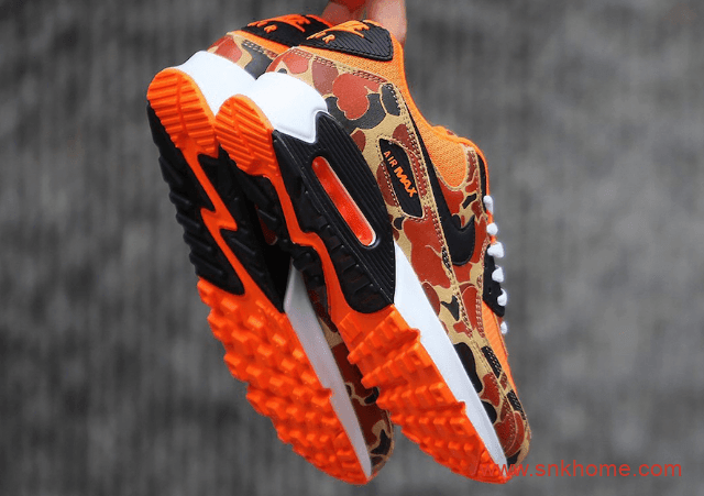 Air Max 90 “Orange Camo” 耐克MAX90暴力橙迷彩配色太好看 发售日期 货号:CW4039-800