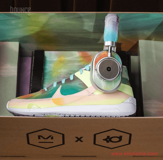 KD13 “Butterflies and Chains” 曝光杜兰特13代球鞋未实收礼盒还送耳机版本 货号:CI9949-600