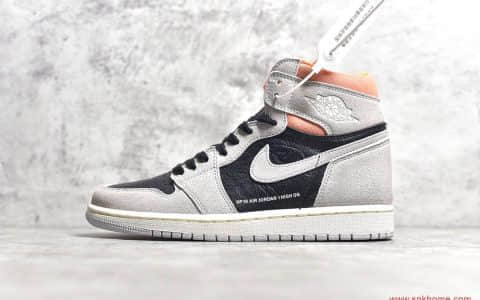 Air Jordan 1灰麂皮 CJ纯原版本AJ灰麂皮莆田AJ支持过毒 货号：555088-018