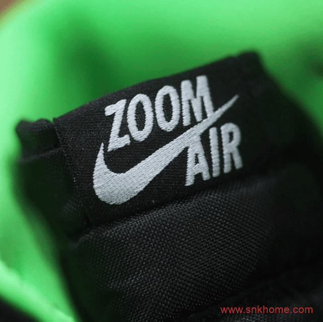 AJ1黑绿翻毛皮 AJ1Zoom Air Jordan 1 High Zoom “Rage Green” 即将发售 货号:CK6637-002