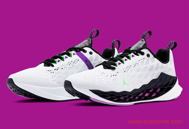 Jordan Zoom Trunner Advance 乔丹经典训练鞋白黑紫配色即将登场 货号:CJ1494-100
