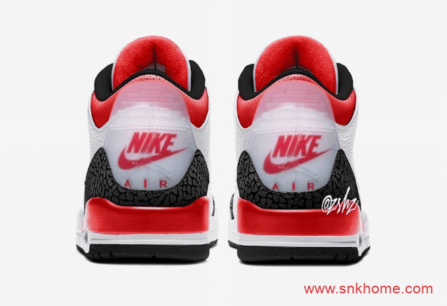 新火焰红Air Jordan 3 SE AJ3爆裂纹透明后跟实物图保管 不要太帅 货号:CZ6431-100