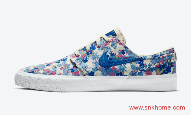 NIEK SB Stefan Janoski 耐克SB低帮清新花卉板鞋新配色 耐克Zoom低帮滑板鞋