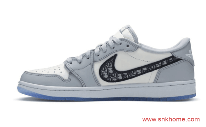 Dior x Air Jordan 1 Low 迪奥AJ联名低帮特殊礼盒版本货量有增加 AJ迪奥联名发售价格 货号:CN8608-002