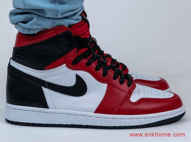 Air Jordan 1 WMNS “Satin Snake” AJ1黑红芝加哥丝绸蛇纹发售日期 货号:CD0461-601
