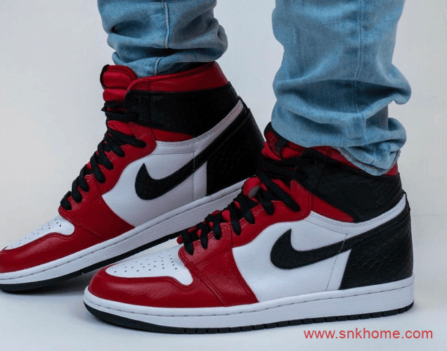 Air Jordan 1 WMNS “Satin Snake” AJ1黑红芝加哥丝绸蛇纹发售日期 货号:CD0461-601