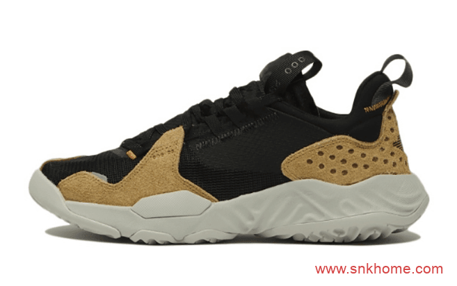 Jordan Delta SP 陈冠希乔丹联名款黑棕色翻毛皮鞋面发售价格 货号:CD6109-002