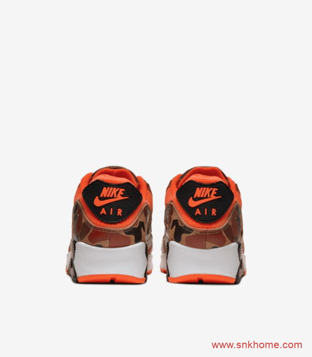 耐克MAX90三十周年纪念 NIKE Air Max 90 “Orange Camo” 耐克MAX90橙色迷彩发售价格 货号:CW4039-800