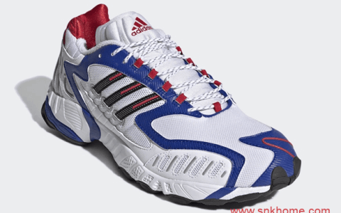 adidas Torsion TRDC 阿迪达斯红白蓝跑鞋酷似高达配色发售价格 货号：EG5269