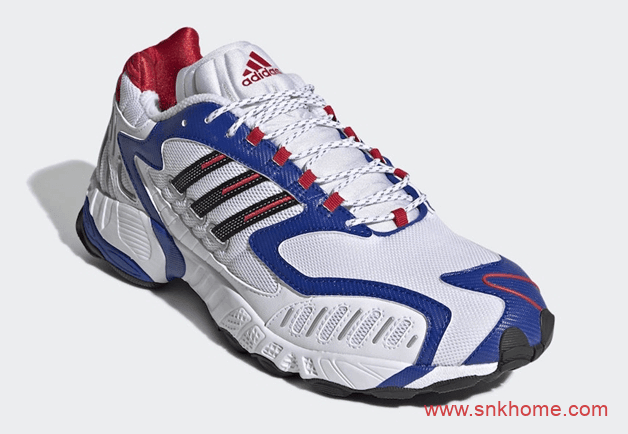 adidas Torsion TRDC 阿迪达斯红白蓝跑鞋酷似高达配色发售价格 货号:EG5269