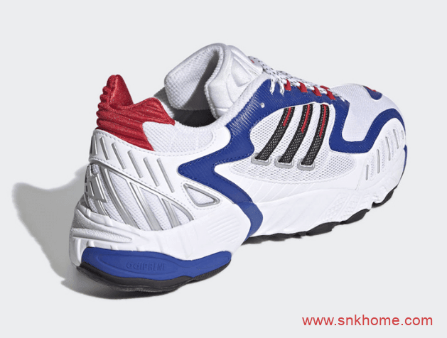 adidas Torsion TRDC 阿迪达斯红白蓝跑鞋酷似高达配色发售价格 货号:EG5269